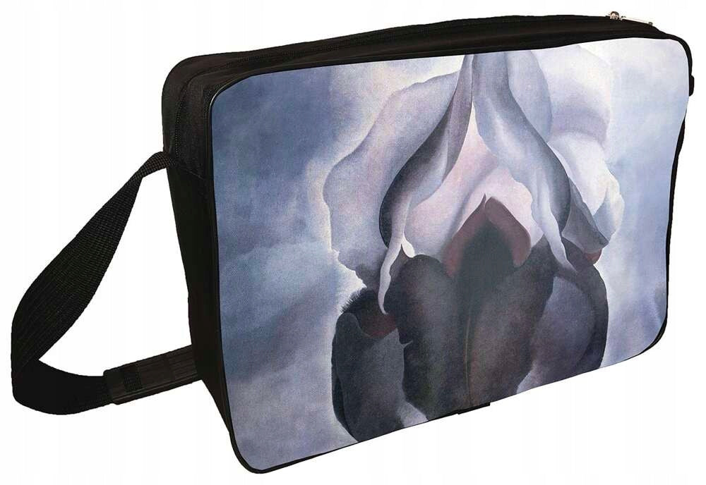 Shoulder Bag Black Iris III Georgia O'Keeffe