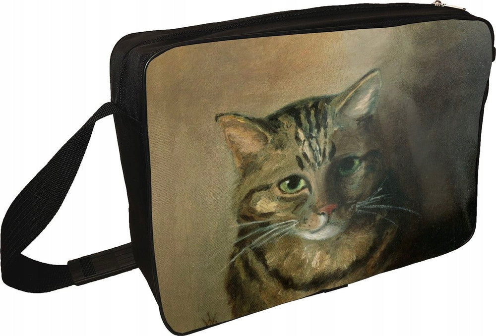 Shoulder Bag Cat Head Study Tabby Louis Wain