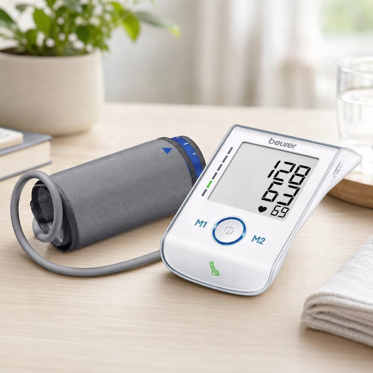 Shoulder Blood Pressure Monitor Beurer BM85 Pressure Measurement 2 Bluetooth Memory Medical device no