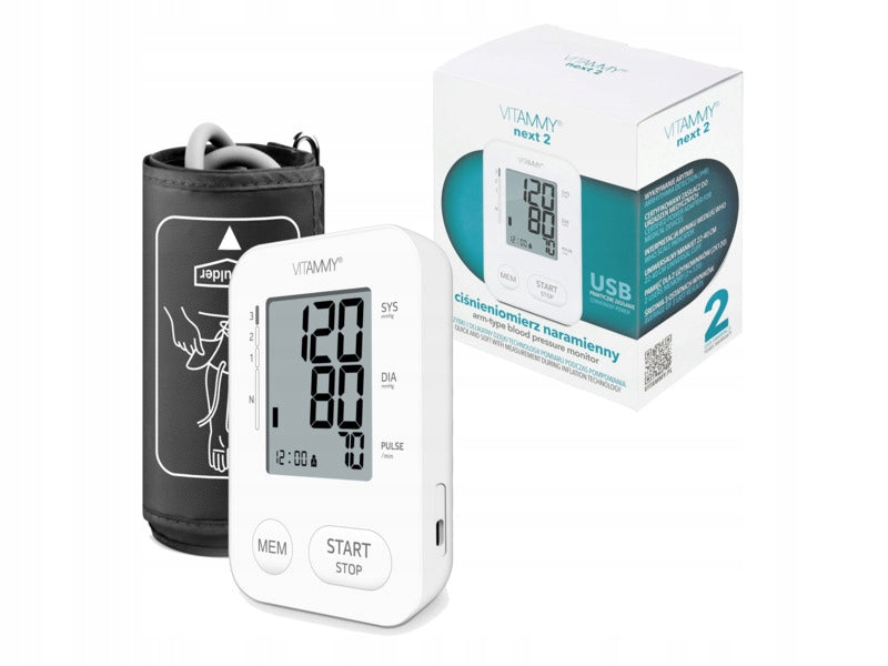 Shoulder Blood Pressure Monitor VITAMMY Next 2 White