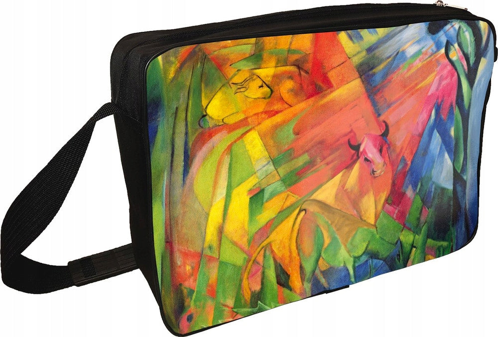 Shoulder bag Animals in the landscape Franz Marc Packaging status original