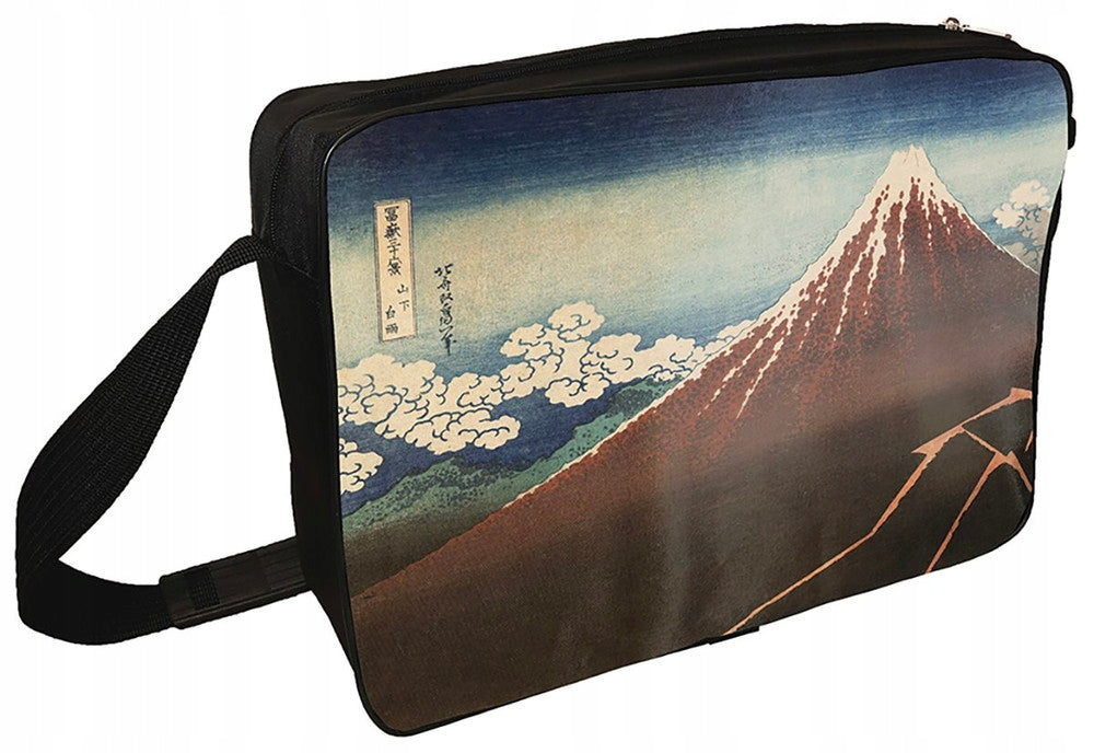 Shoulder bag Downpour under the top of Katsushika Hokusai Packaging status original