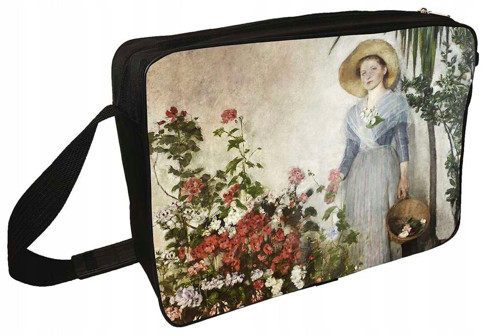 Shoulder bag In the conservatory (In the greenhouse) Olga Boznańska