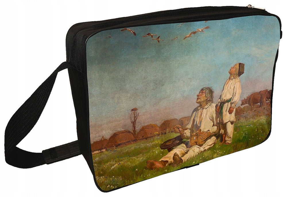 Shoulder bag Storks Józef Chełmoński Packaging status original