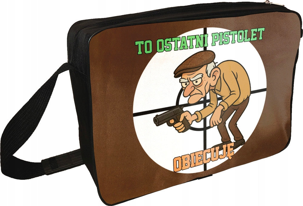 Shoulder bag for shooter This is the last Gun. I promise