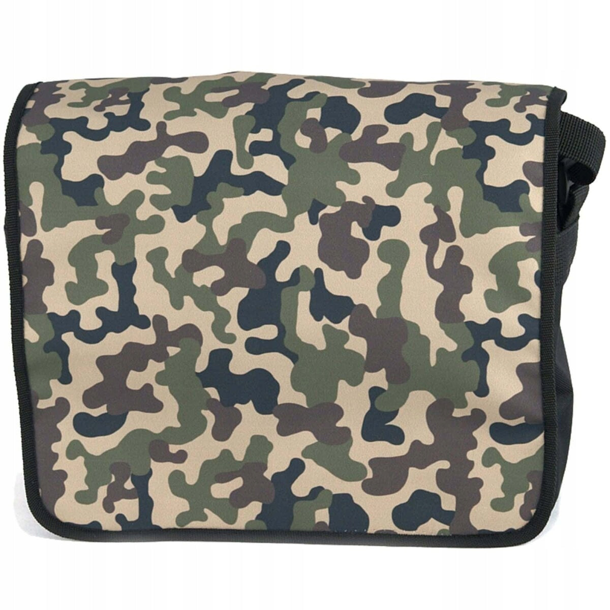 Shoulder bag laptop documents urban fashion military camo khaki