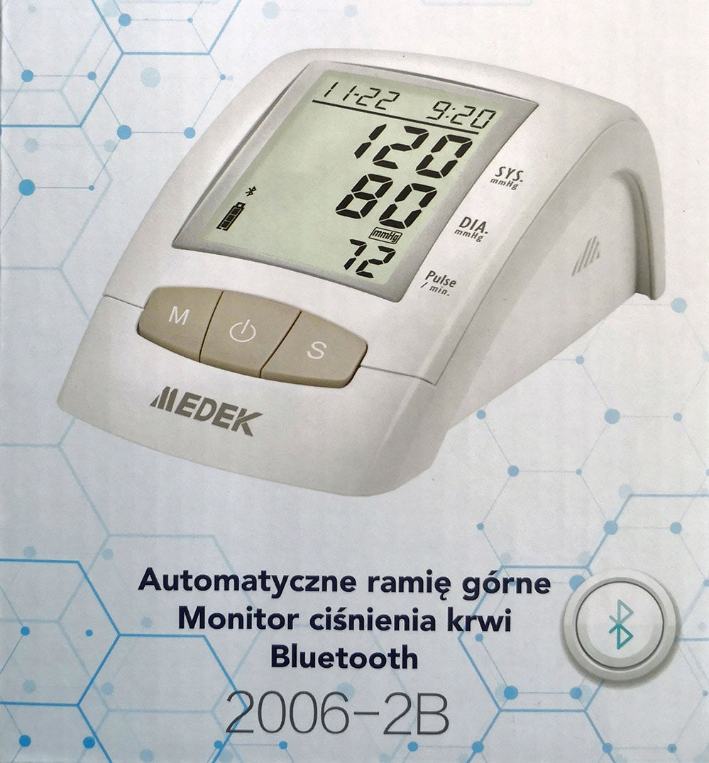 Shoulder blood pressure monitor BLUETOOTH Medek 2006-2B - battery/power supply 024