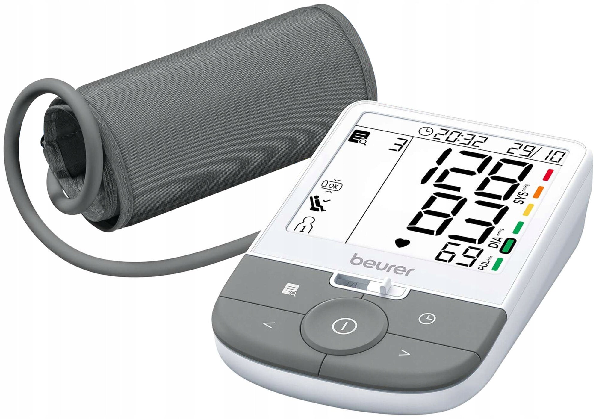 Shoulder blood pressure monitor Beurer BM 53 with display + batteries