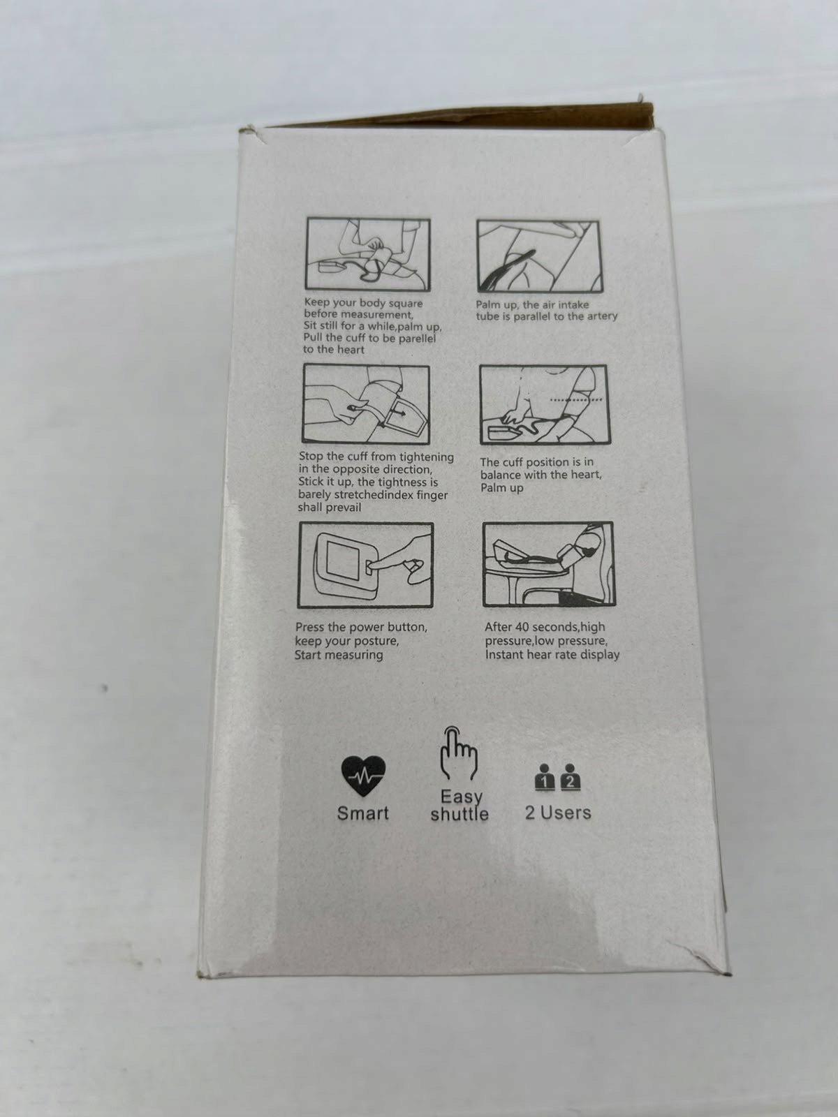 Shoulder blood pressure monitor Cunsieun large screen 2x99 memory voice Manufacturer code YHH-BP04