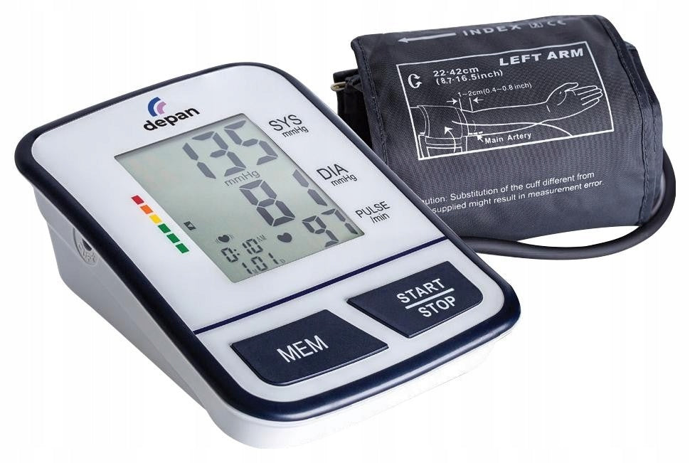 Shoulder blood pressure monitor Depan without power supply white