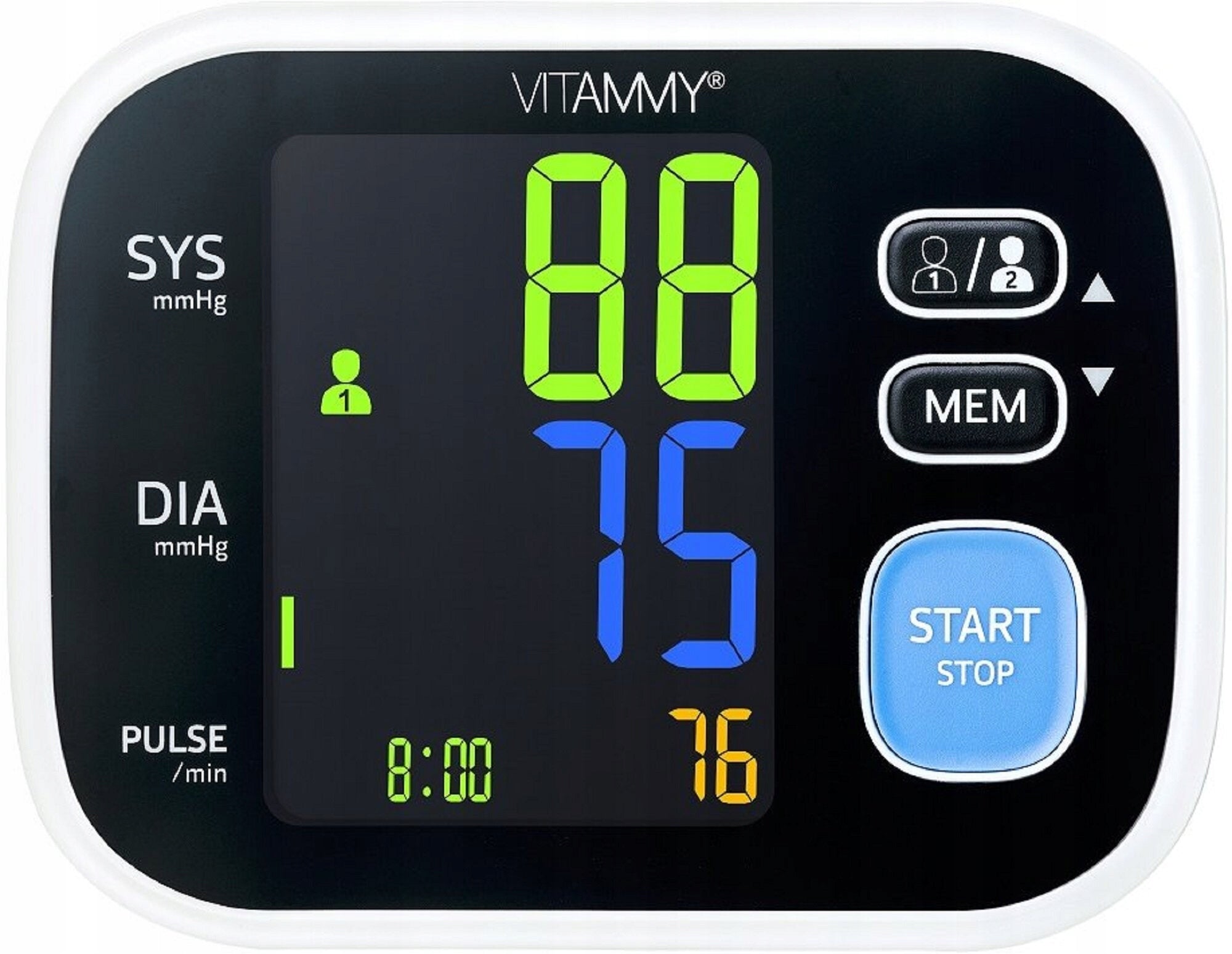 Shoulder blood pressure monitor VITAMMY Smart 8 Medical device no