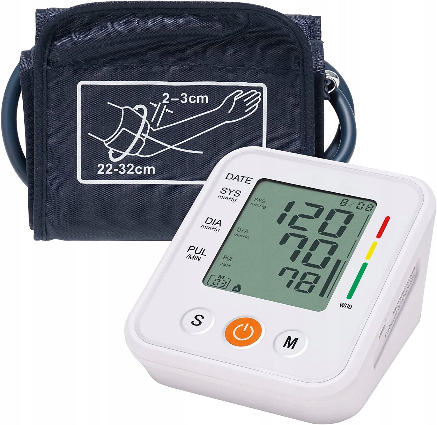 Shoulder blood pressure monitor with cuff 22-32 cm KIPERLINE KWL-B01