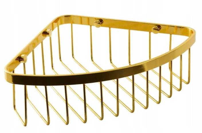 Shower Shelf Corner Covered Gold Gloss AWD02081988 EAN (GTIN) 5905668553408