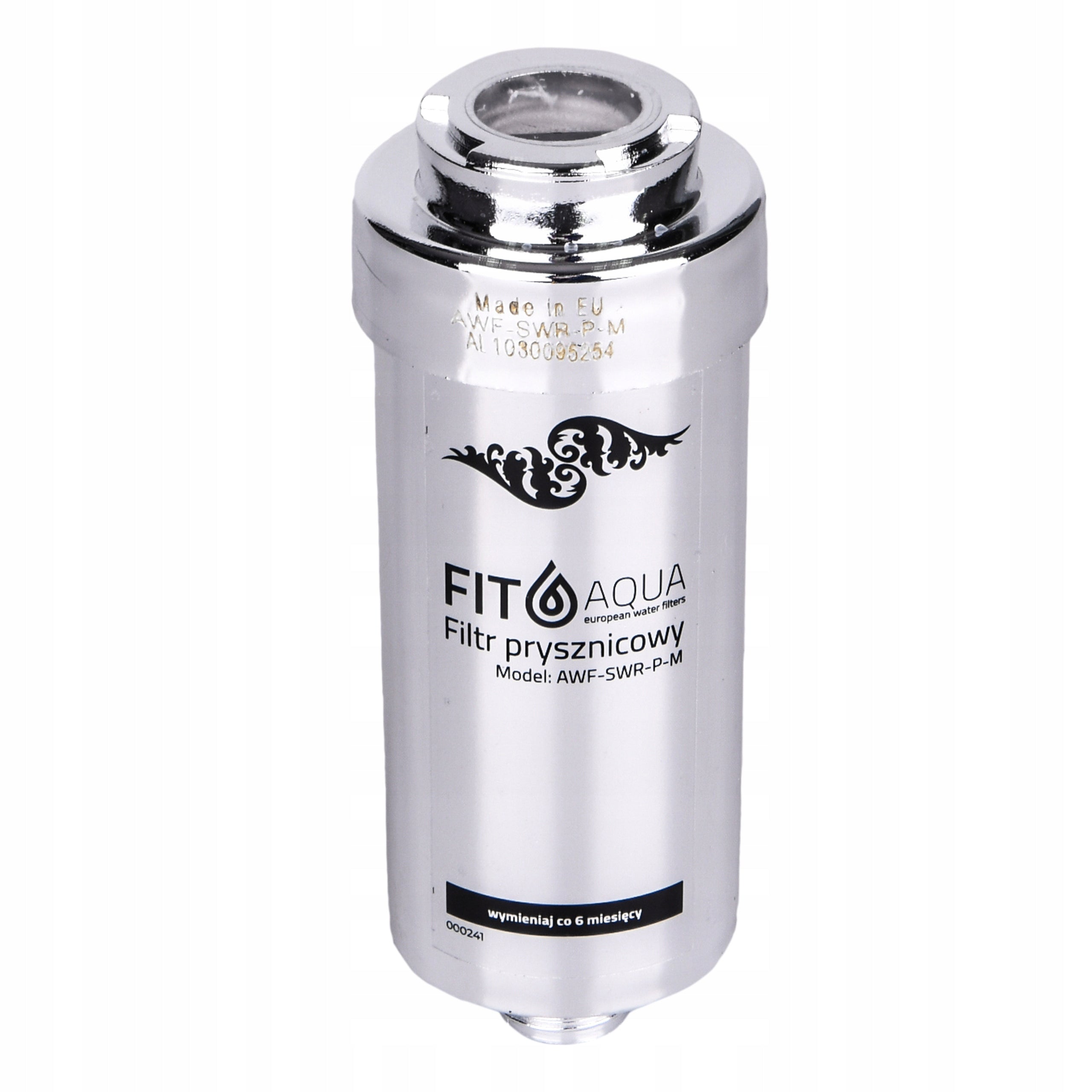 Shower filter FitAqua silver chrome softening for water