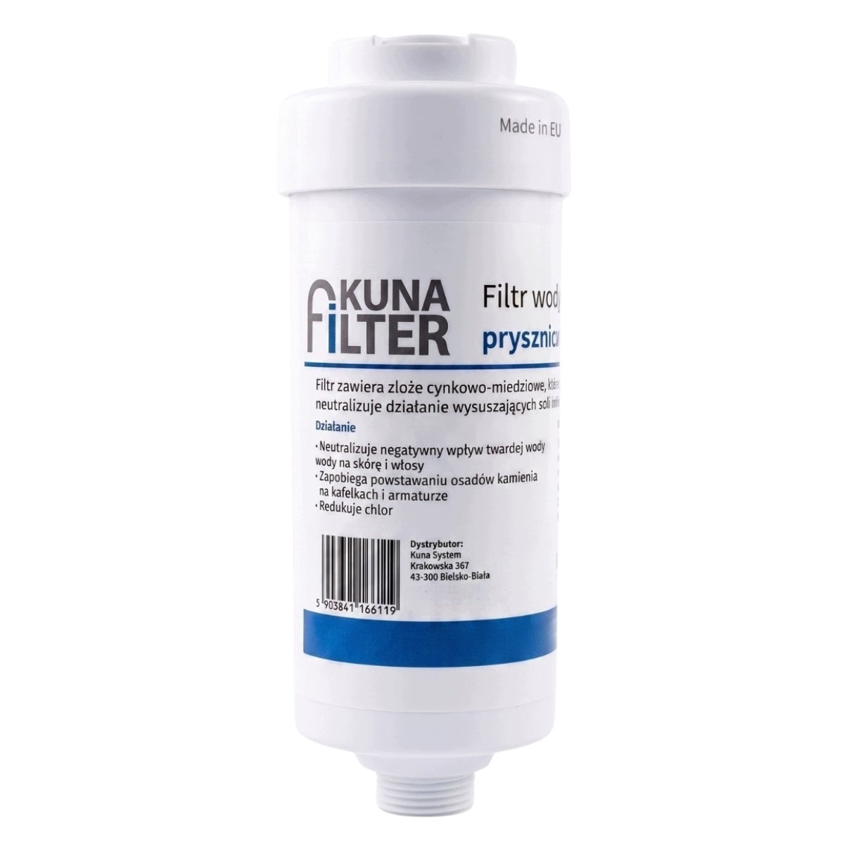 Shower filter Kuna Filter chlorine removal from water filtration for shower Packaging status original