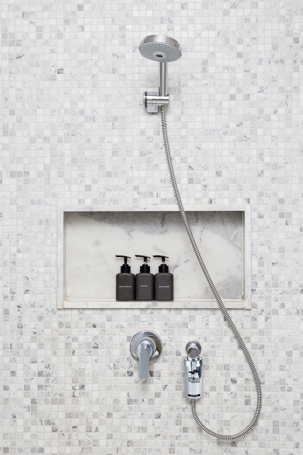 Shower filter silver Fitaqua Manufacturer code AWF-SWR-P-M