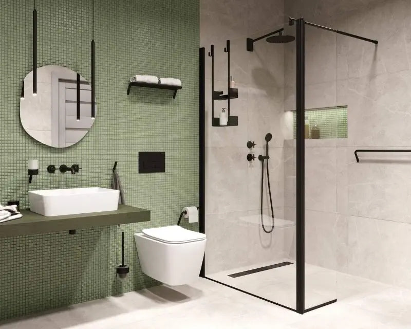 Shower shelf hanging for cabin Mokko black ADM N54K Deante EAN (GTIN) 5908212091227