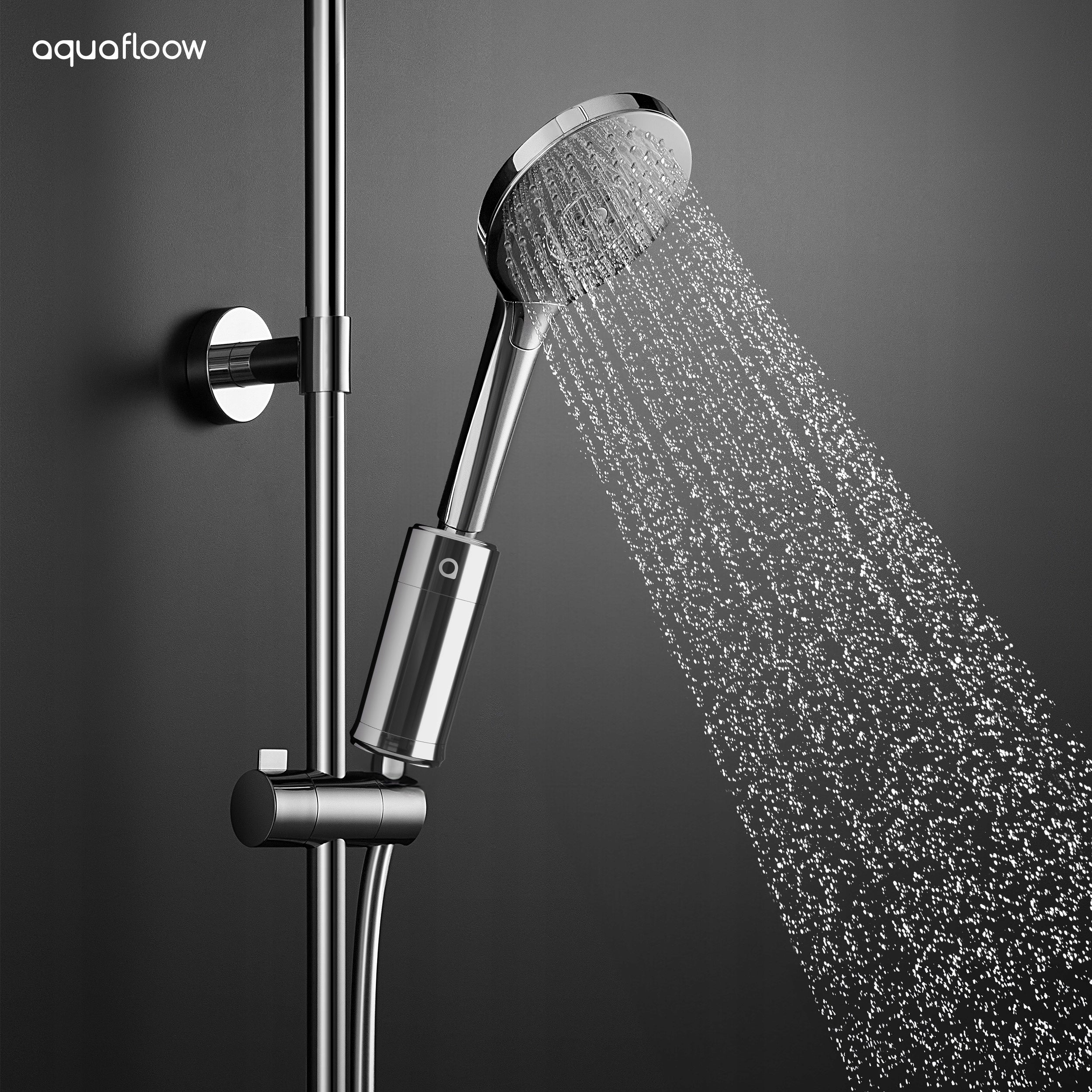 Shower water filter AquaFloow for shower silver 20 layers - 1 pc. Packaging status original