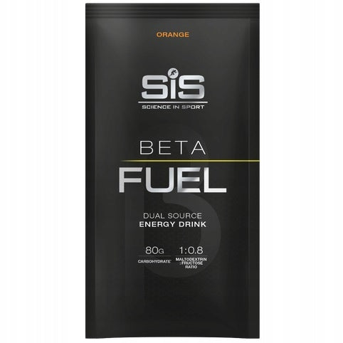 SiS Beta Fuel 82g ENERGY WITHOUT CAFFEINE CARBOHYDRATES | ORANGE / ORANGE Expiration date at least six months from the date of purchase