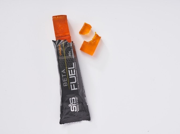 SiS Beta Fuel Energy Chew Orange 60g Energy Jelly 46g Carbo Packaging status original