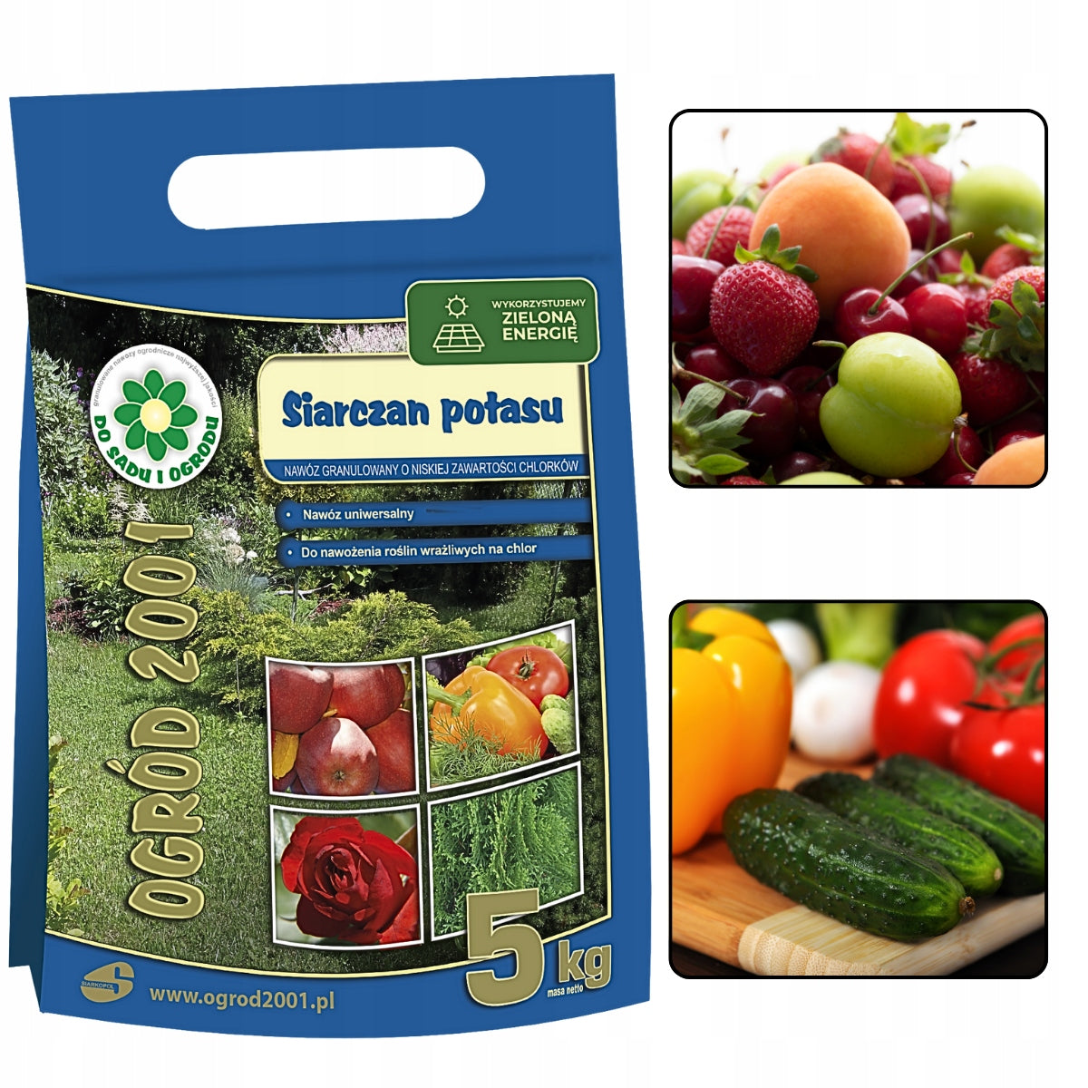 Siarkopol Potassium Sulfate 5KG Potassium Granulated Fertilizer