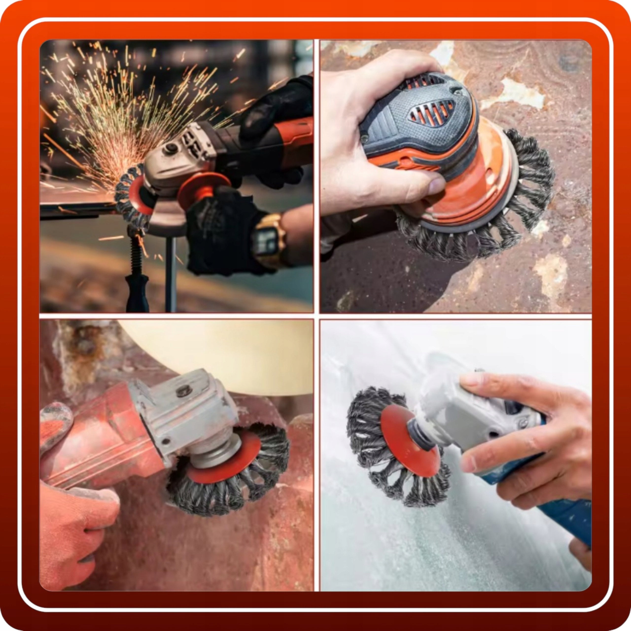 Side Wire Brush Braided For Cleaning Grinder 125mm M14 Number of pieces 1 pcs