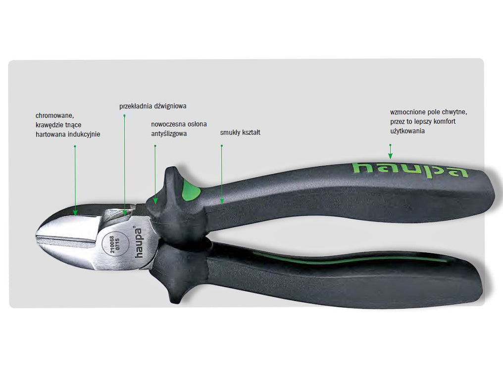 Side cutter Haupa 160 mm 210068 Manufacturer code 210068