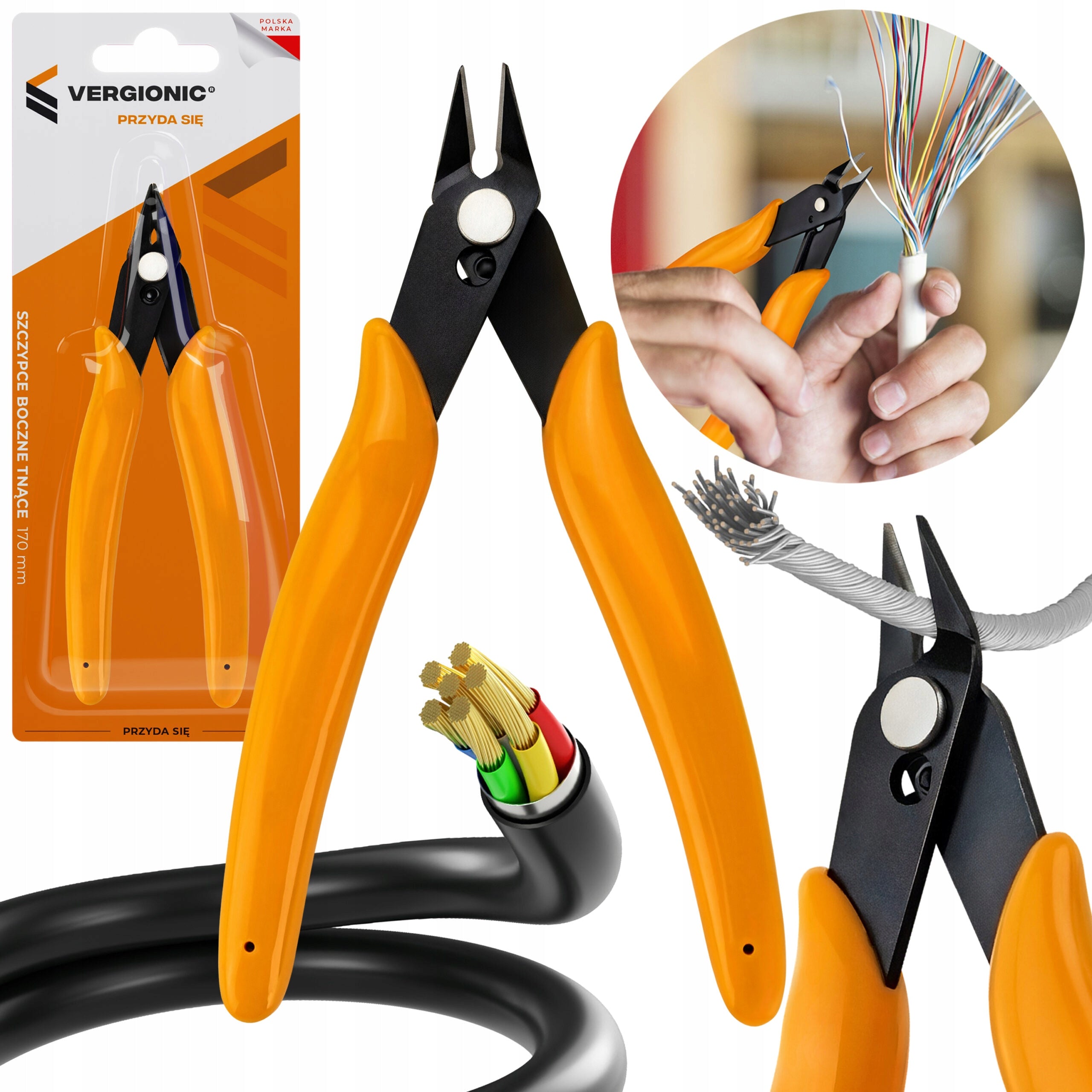 Side cutting pliers 130 mm VERGIONIC