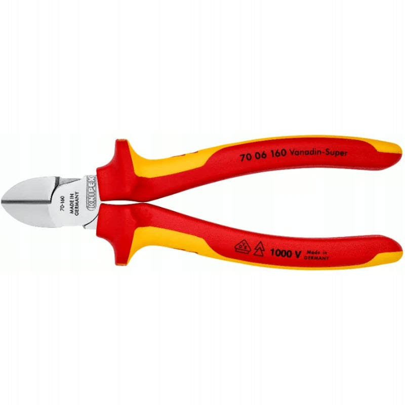 Side cutting pliers KNIPEX 70 06 160 160 mm 62 HRC 1000V