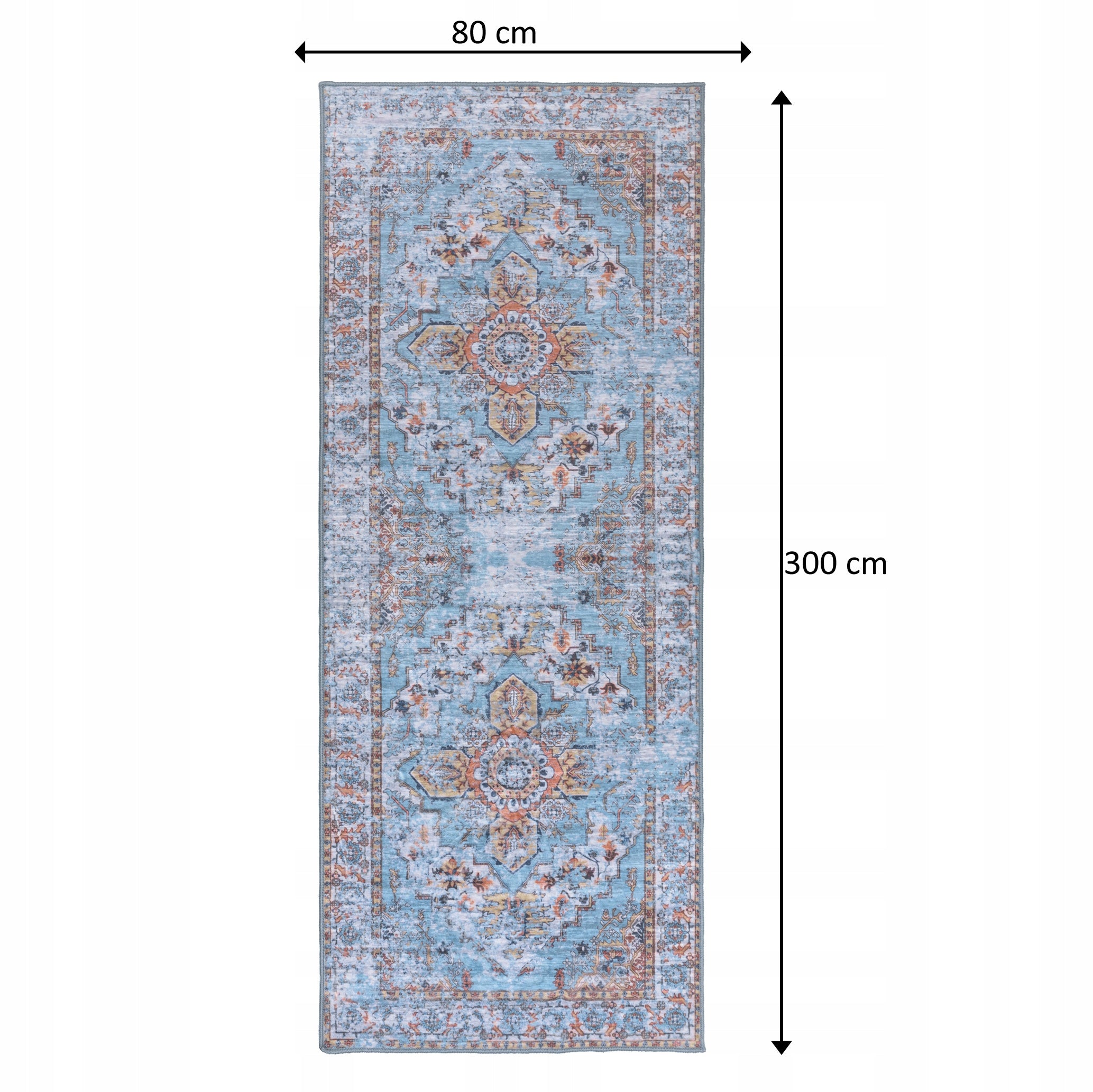 Sidewalk Classic Anti-slip LONG 80x300 CAN BE WASHED Kitchen For Corridor Length 300 cm