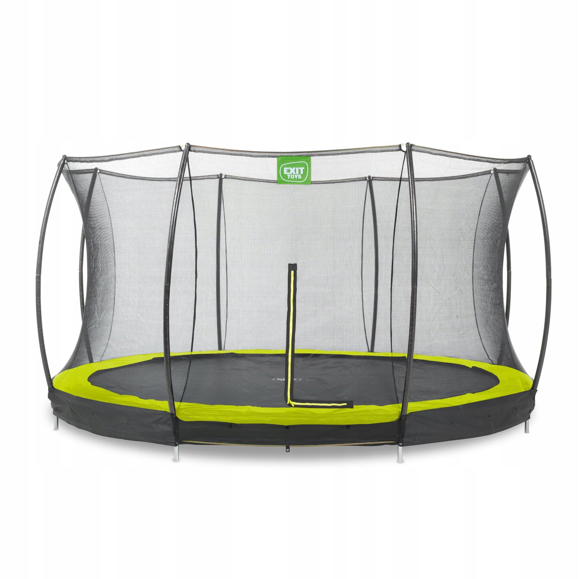 Silhouette EXIT ø366cm earth trampoline with safety net - green