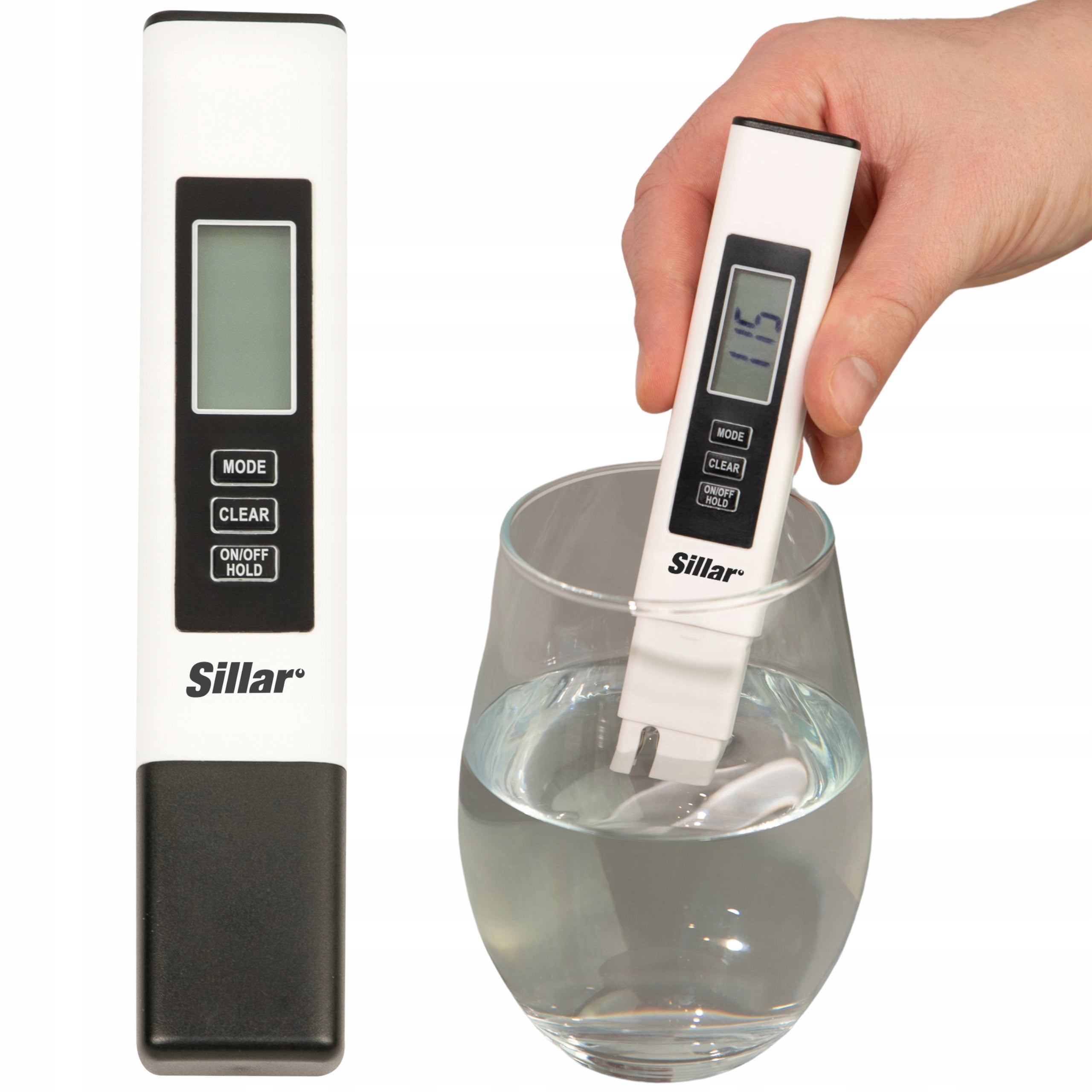 Sillar - water quality meter TDS EC temperature osmosis tester 3in1