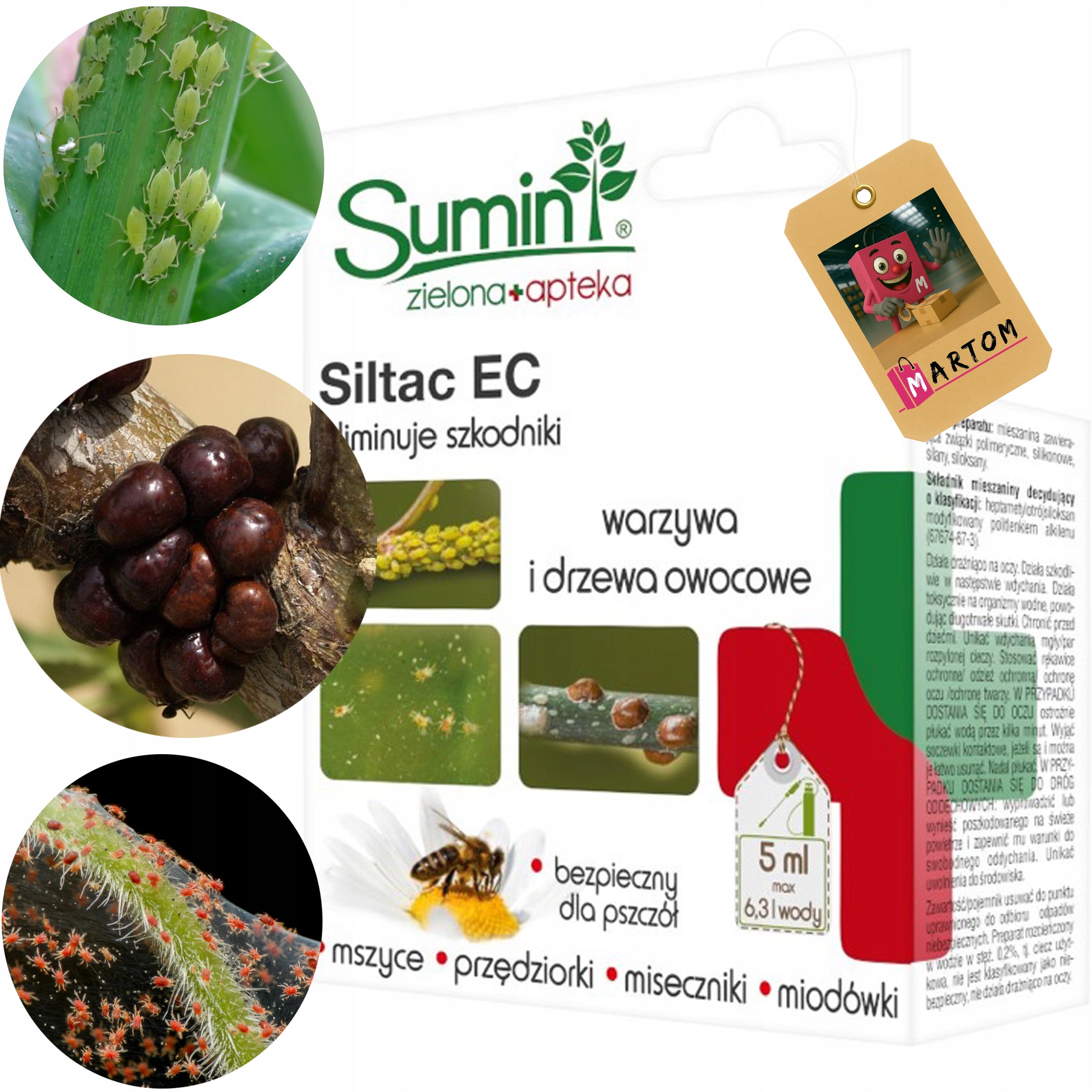 Siltac EC INSECTICIDE fights PESTS APHIDS BOWL SPIDER MITES