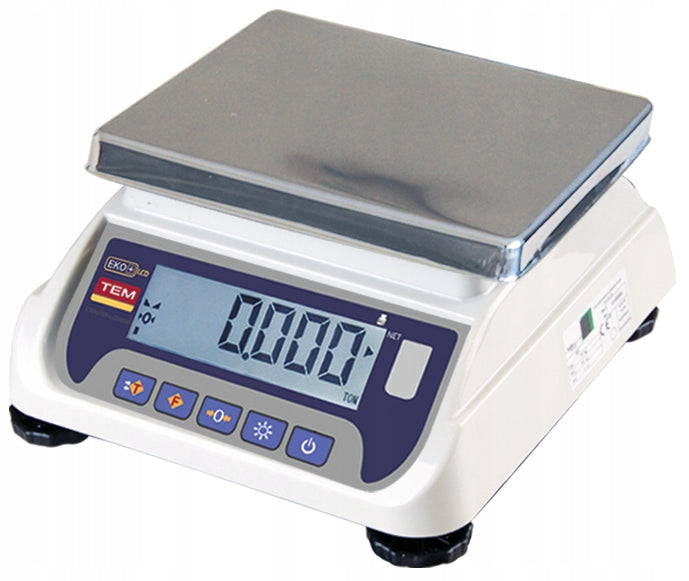 Simple control scale with legalization up to 15 kg USB