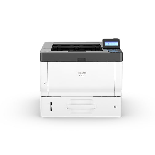 Single Function Laser Printer (mono) Ricoh P 502 Additional features display