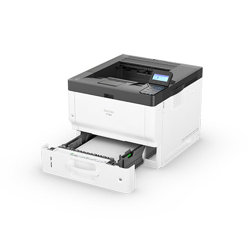 Single Function Laser Printer (mono) Ricoh P 502 Print functions auto duplex print foil printing printing on cardboard printing on photographic paper memory card printing