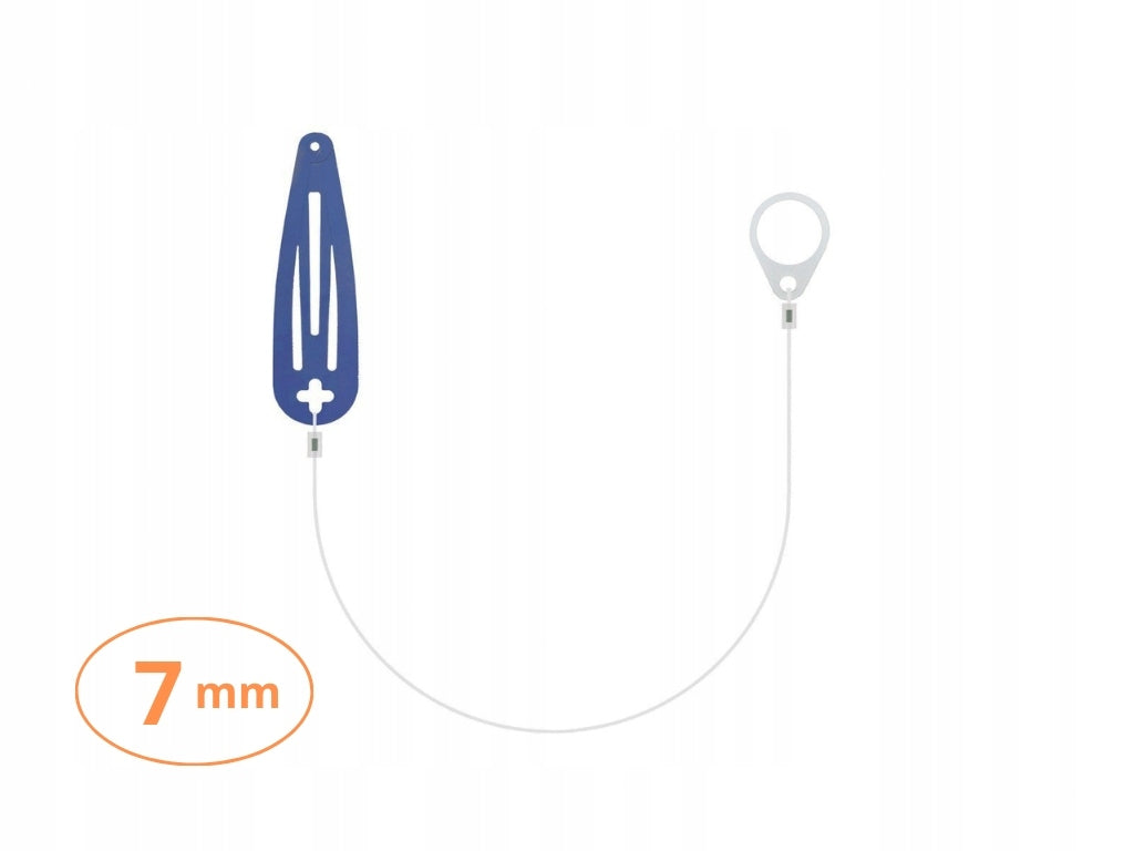 Single Pendant for Small Hearing Aids - with Blue Clip