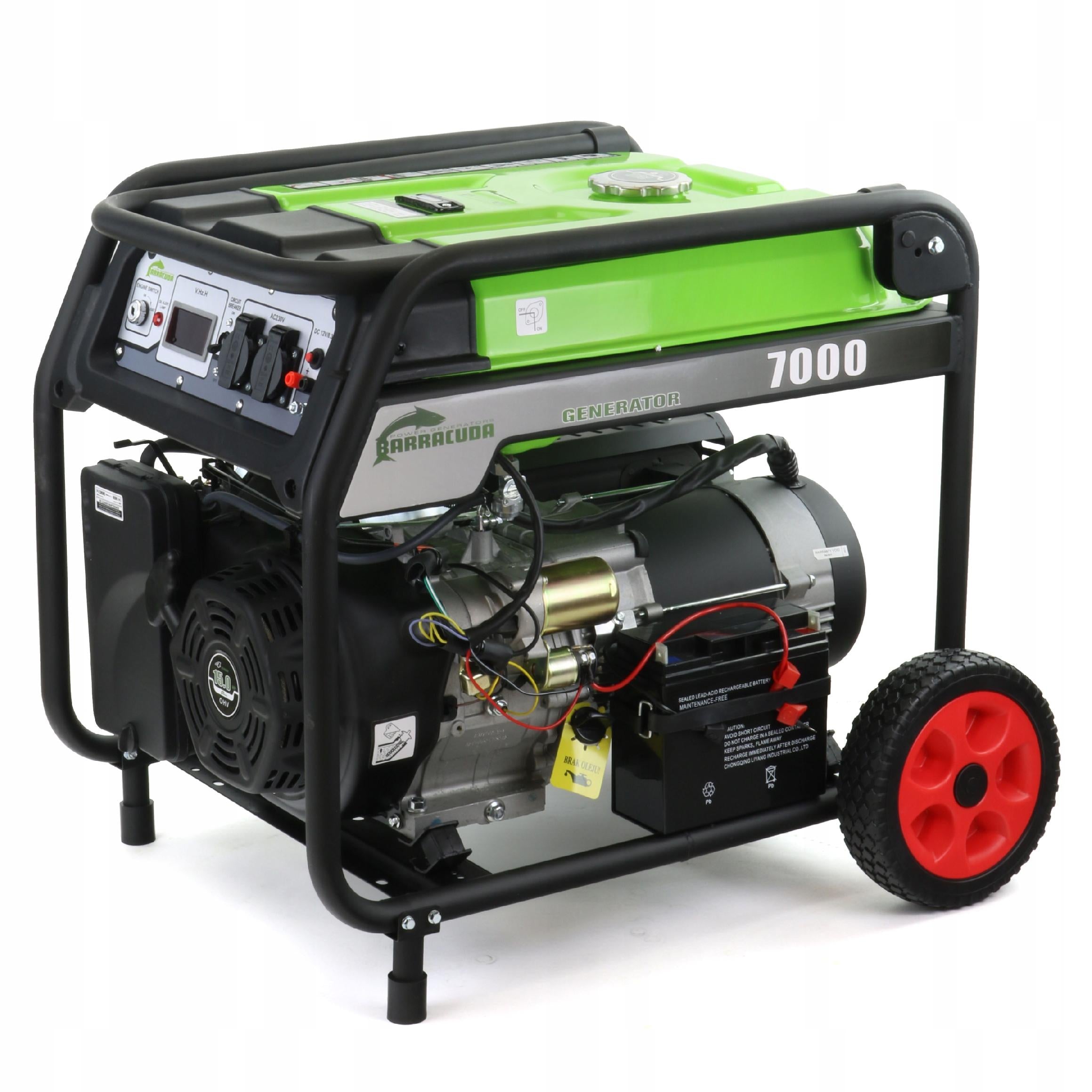 Single Phase Generator Set NA GAZ 7000 W 7kW 9kVA 230V LPG Petrol Packaging status original