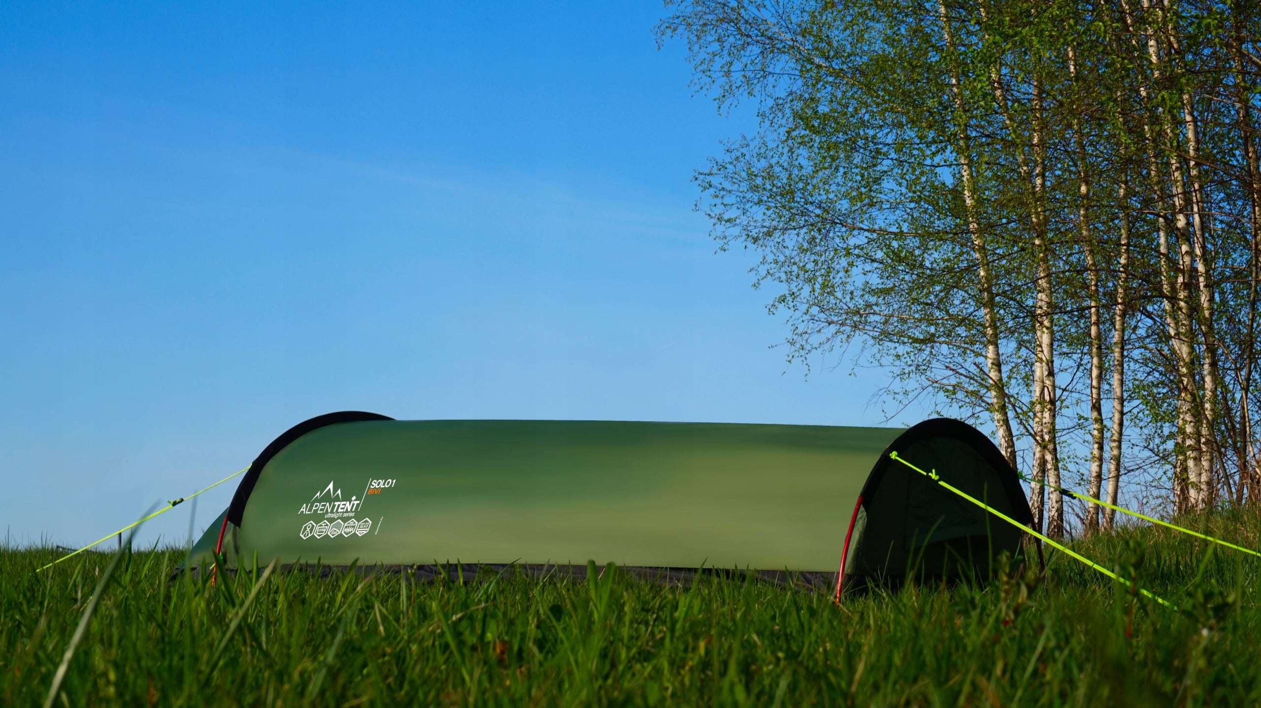 Single Tent AlpenTent Solo1 Bivi Mink 1kg Brand AlpenTent