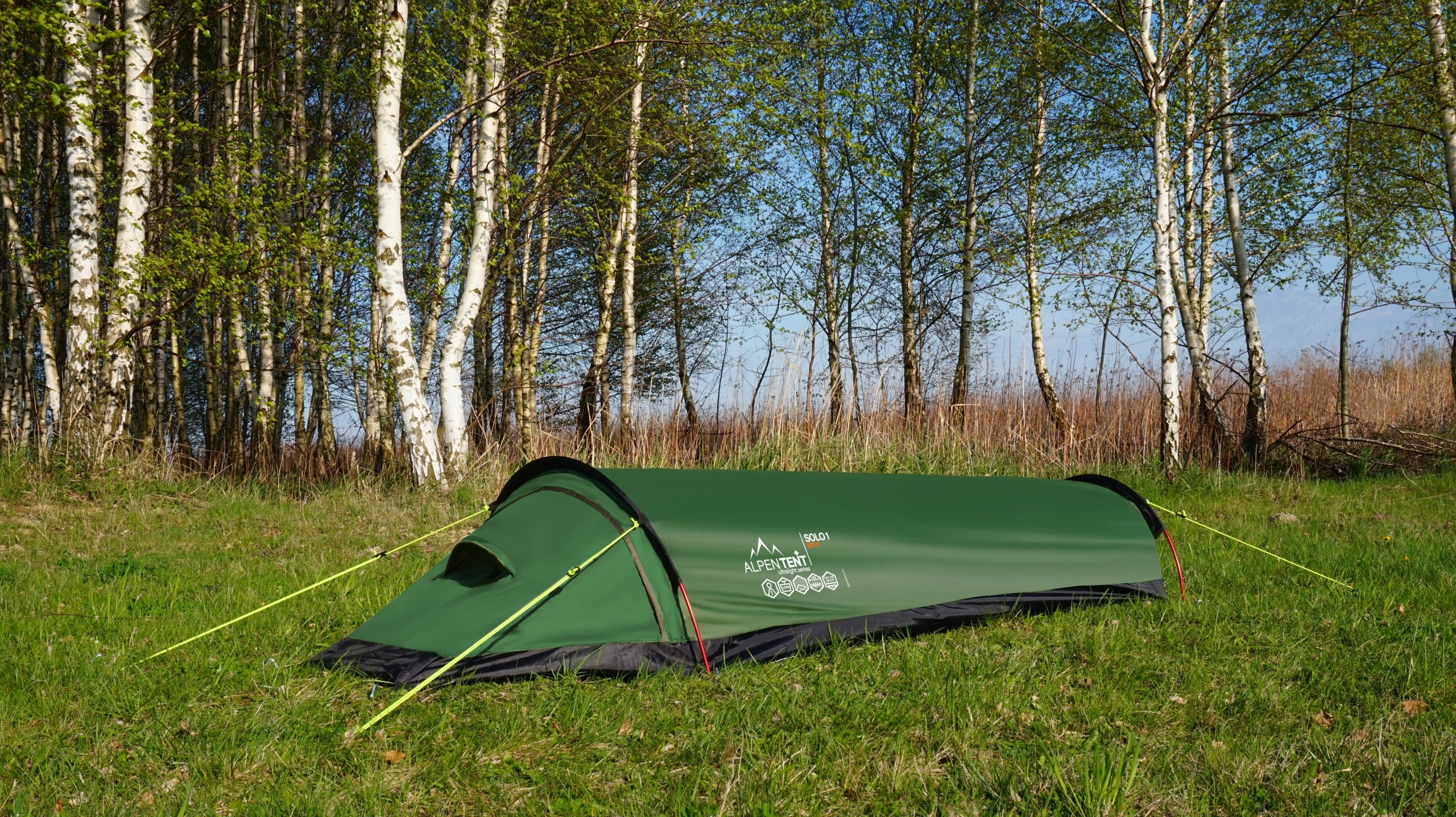 Single Tent AlpenTent Solo1 Bivi Mink 1kg Packaging status original