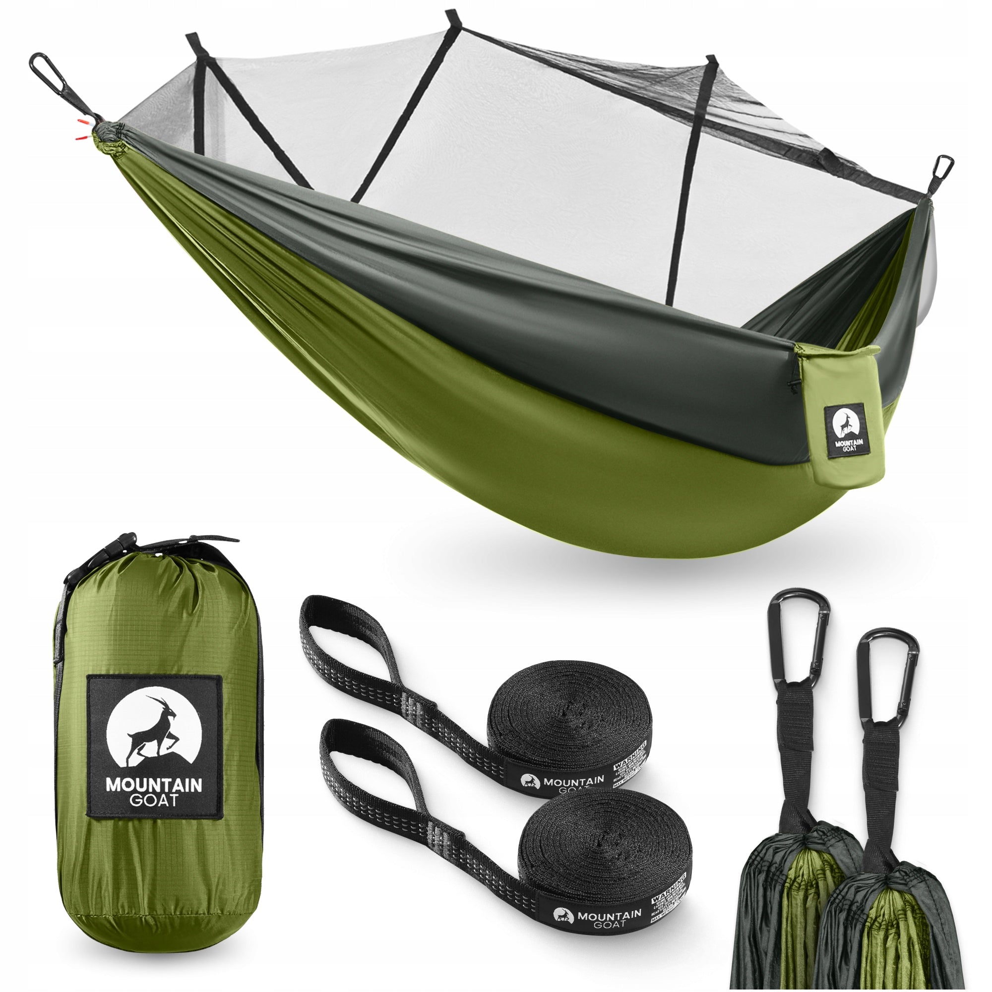 Single Travel Hammock With Mosquito Net Travel Deckchair Camping Survival