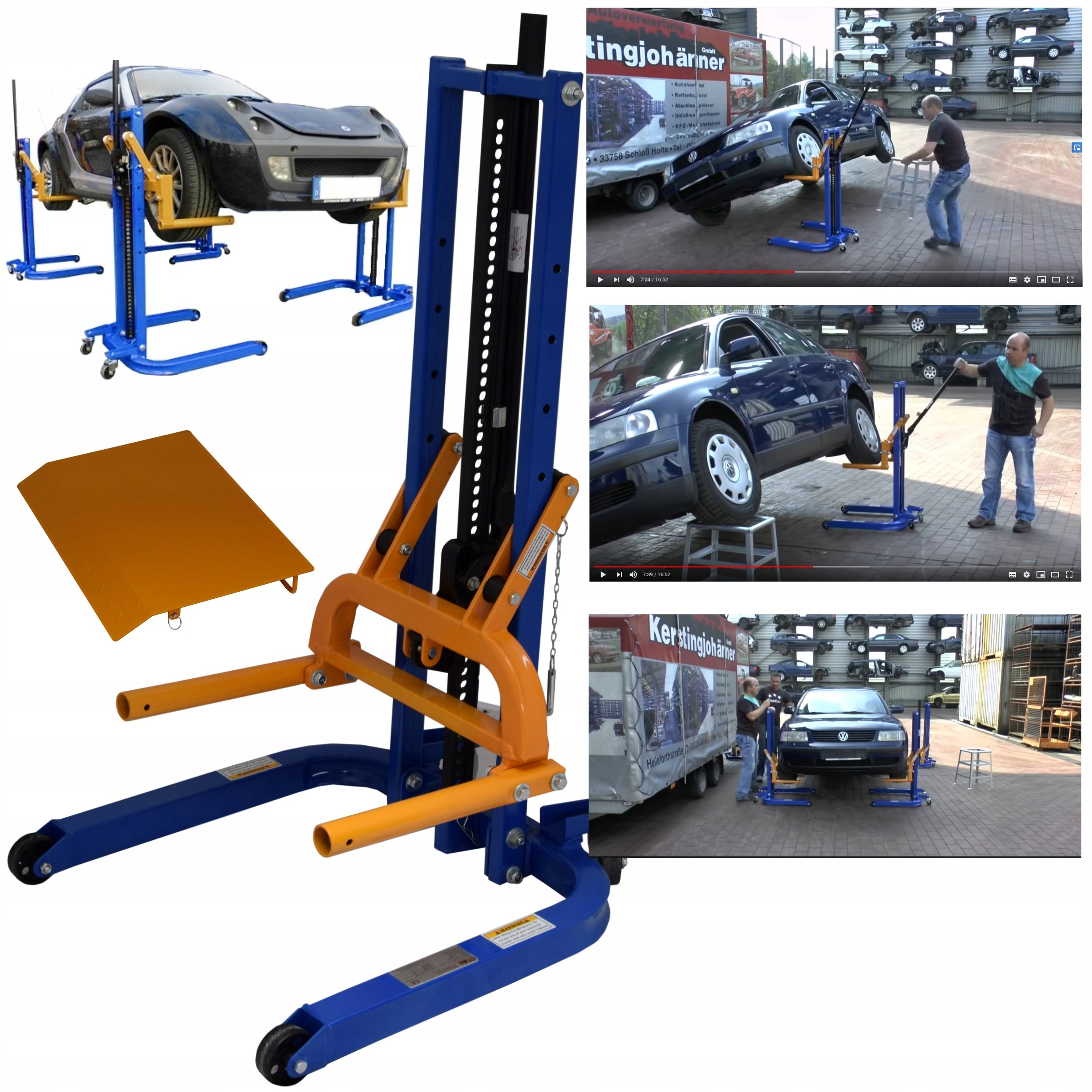 Single-column paint sheet metal lift EAN (GTIN) 5904933517664