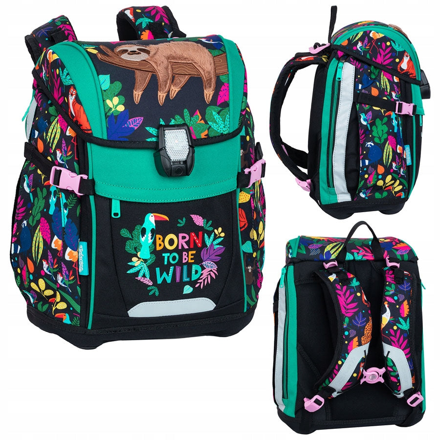 Single compartment school backpack Colorino multicolor