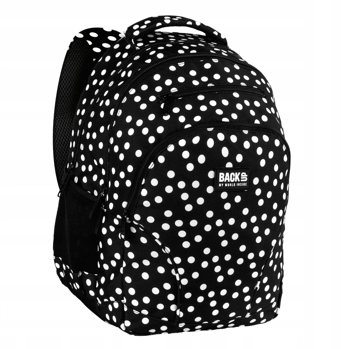 Single compartment school backpack Derform dots PLB8W05