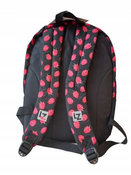 Single compartment school backpack LOOZZ multicolor Manufacturer code RASPBERRIES