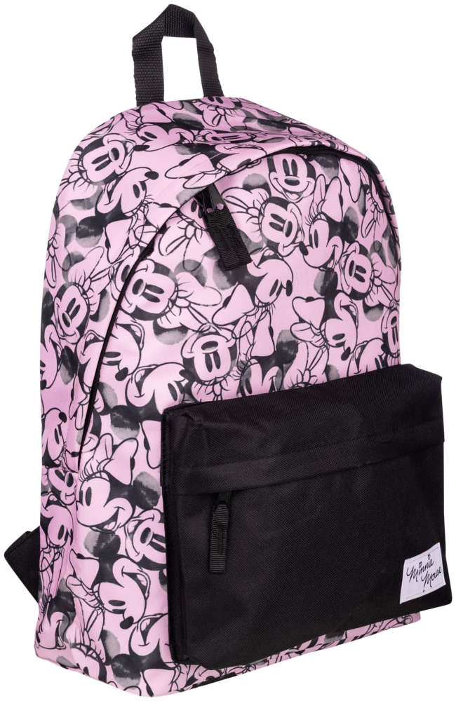 Single compartment school backpack Minnie Mouse Disney black