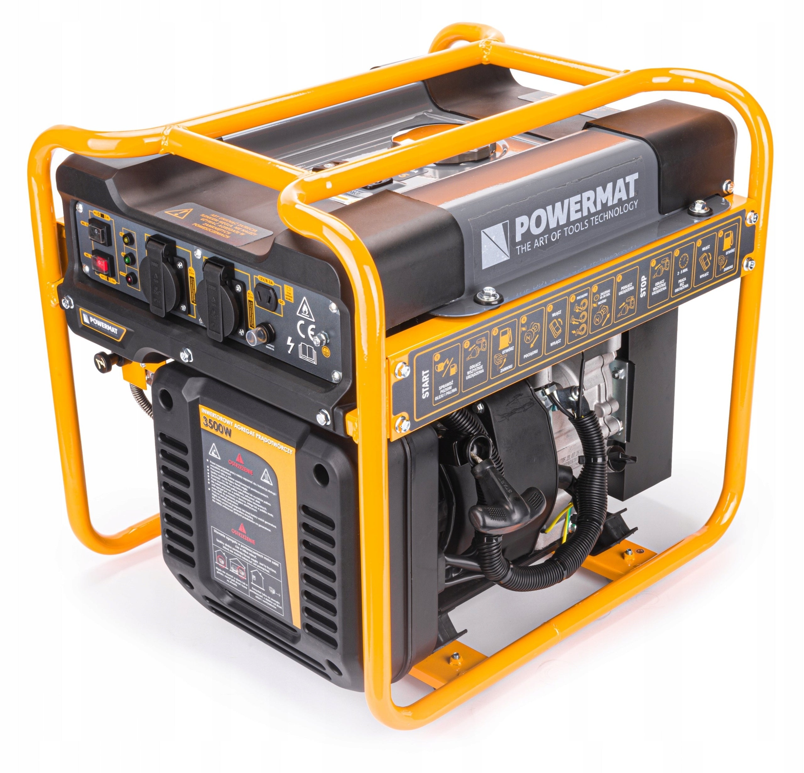 Single-phase stationary generator set Powermat 3500 W petrol