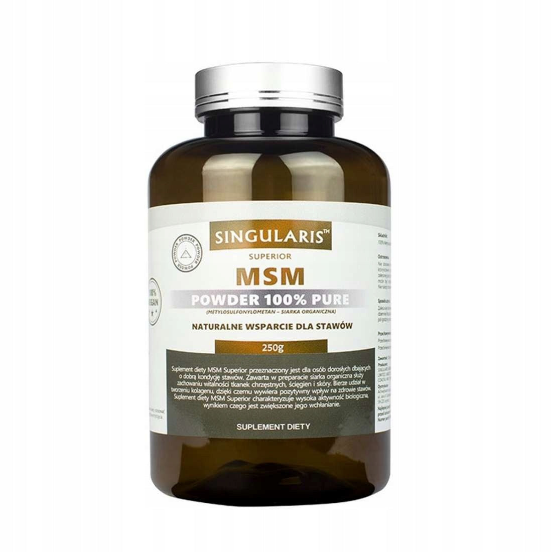 Singularis Superior MSM Powder 100% Pure Expiration date at least 3 months from the date of purchase