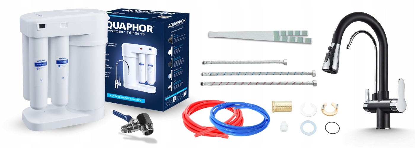 Sink Filter Aquaphor Undersink with Kitchen Faucet Three-Way PZH Packaging status original