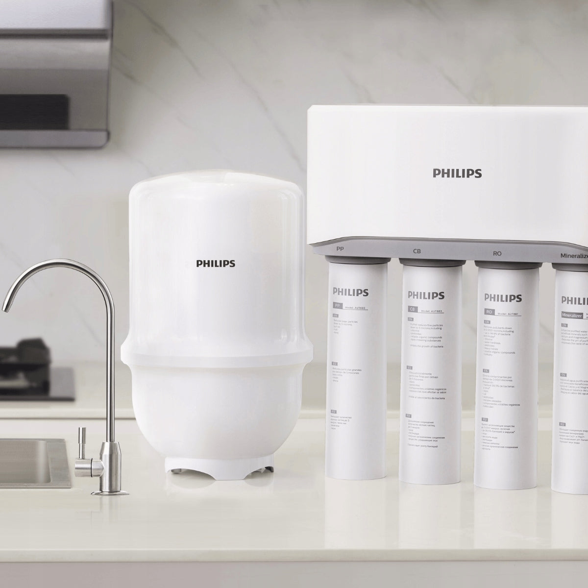 Sink filter PHILIPS AUT3268 with reverse osmosis and mineralization Brand Philips